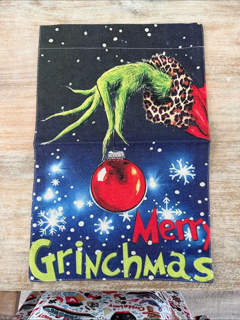 Holiday 'Merry Grinchmas' Garden Flag - 18x12
